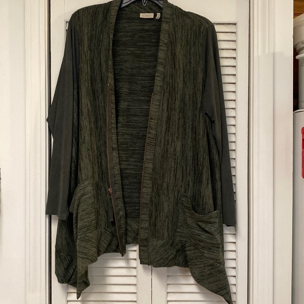 LOGO size large cardigan/ jacket. ECU. Smoke free, pet free home.